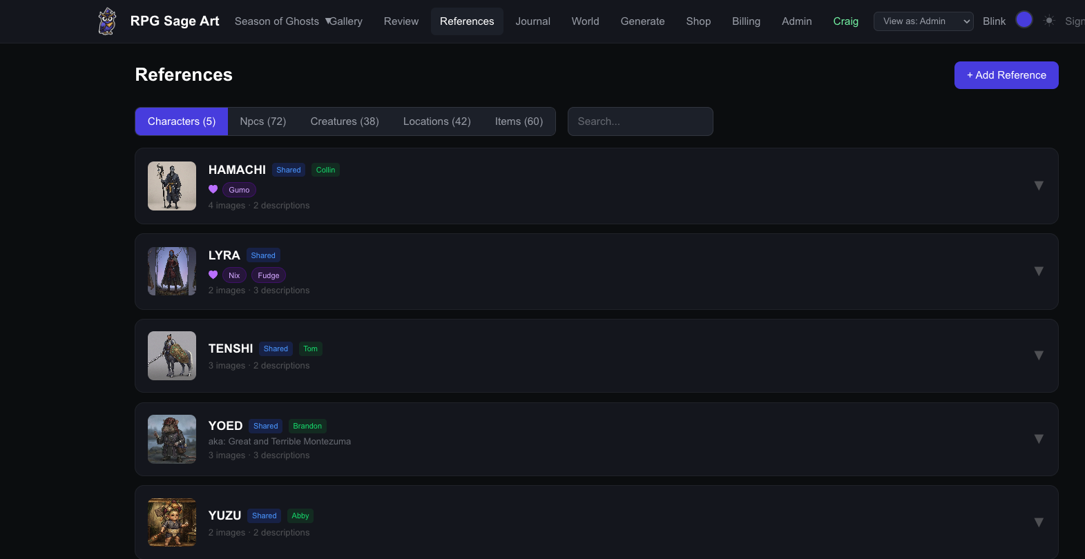 Add Your Characters demo